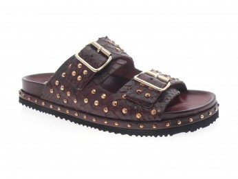 la bottega di lisa - Nu pied 4497 B - PYTHON BORDEAUX