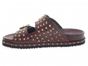 la bottega di lisa - Nu pied 4497 B - PYTHON BORDEAUX