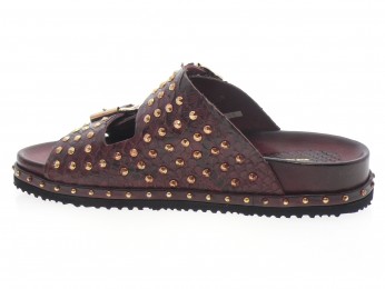 la bottega di lisa - Nu pied 4497 B - PYTHON BORDEAUX