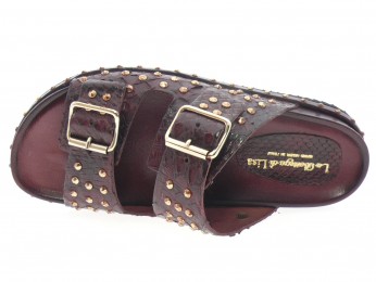 la bottega di lisa - Nu pied 4497 B - PYTHON BORDEAUX
