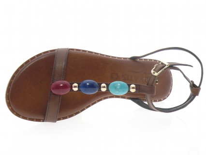 caryatis - Nu pied 621727 - MARRON