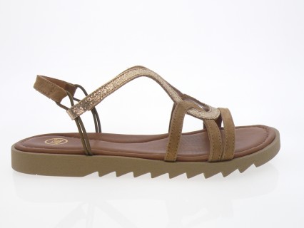 sms - Nu pied ALMA - DAIM BEIGE