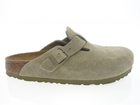 birkenstock - Mule BOSTON F. - DAIM KAKI