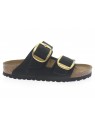 birkenstock - Nu pied ARIZONA BIG BUCKLE - DAIM NOIR
