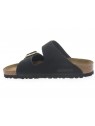 birkenstock - Nu pied ARIZONA BIG BUCKLE - DAIM NOIR