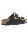 birkenstock - Nu pied ARIZONA BIG BUCKLE - DAIM NOIR