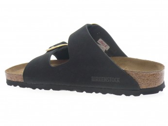 birkenstock - Nu pied ARIZONA BIG BUCKLE - DAIM NOIR