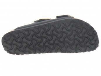 birkenstock - Nu pied ARIZONA BIG BUCKLE - DAIM NOIR
