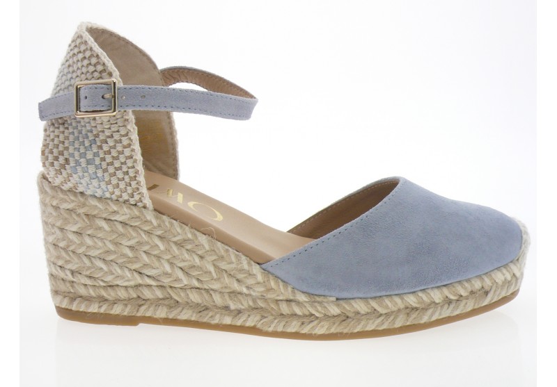 gaimo - Espadrilles ROBI - DAIM BLEU CIEL