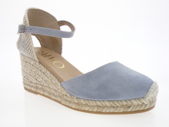 gaimo - Espadrilles ROBI - DAIM BLEU CIEL