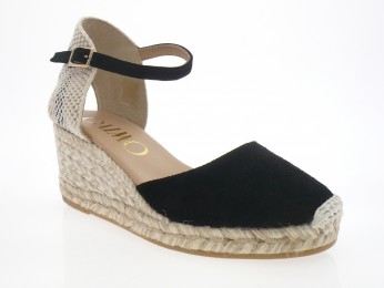 gaimo - Espadrilles ROBI - DAIM NOIR