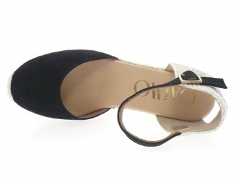 gaimo - Espadrilles ROBI - DAIM NOIR