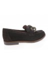 aliwell - Mocassin MARCIA - DAIM MARRON FONCÉ