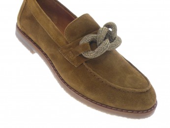 aliwell - Mocassin MARCIA - DAIM CAMEL