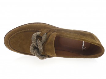 aliwell - Mocassin MARCIA - DAIM CAMEL