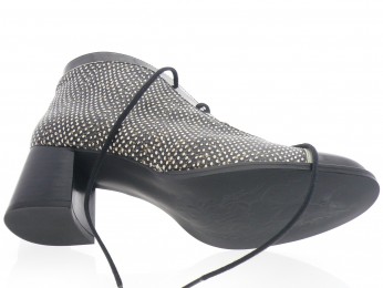 nemonic - Boots 2228 - BLANC NOIR