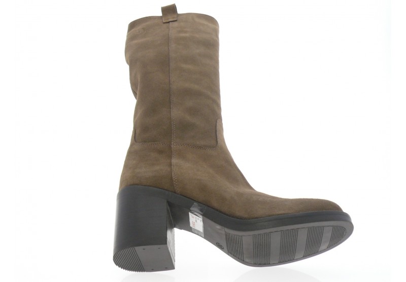 aliwell - Bottes Femme IKEN - DAIM TAUPE