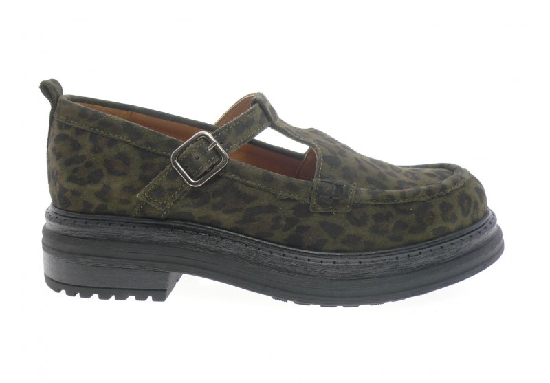 aliwell - Mocassin ORLA - LEOPARD KAKI