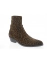 aliwell - Boots LENNOX - DAIM BEIGE LEOPARD