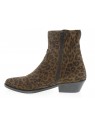 aliwell - Boots LENNOX - DAIM BEIGE LEOPARD