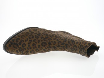 aliwell - Boots LENNOX - DAIM BEIGE LEOPARD