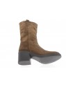 aliwell - Bottes Femme MAZZIA - DAIM CAMEL