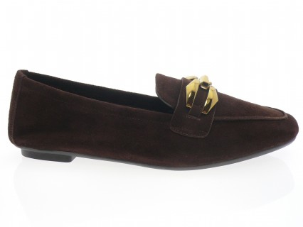 Reqins - Mocassin HILARIE - DAIM MARRON