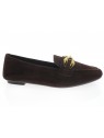 Reqins - Mocassin HILARIE - DAIM MARRON
