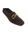 Reqins - Mocassin HILARIE - DAIM MARRON