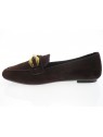 Reqins - Mocassin HILARIE - DAIM MARRON