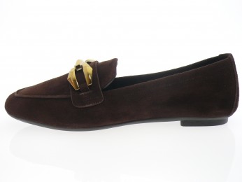 Reqins - Mocassin HILARIE - DAIM MARRON