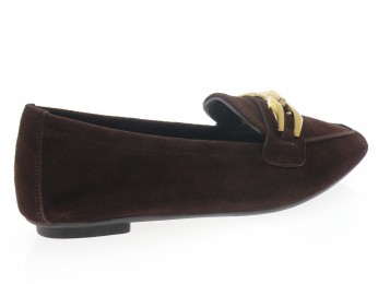 Reqins - Mocassin HILARIE - DAIM MARRON