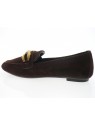 Reqins - Mocassin HILARIE - DAIM MARRON