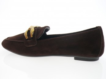 Reqins - Mocassin HILARIE - DAIM MARRON