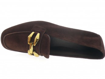 Reqins - Mocassin HILARIE - DAIM MARRON