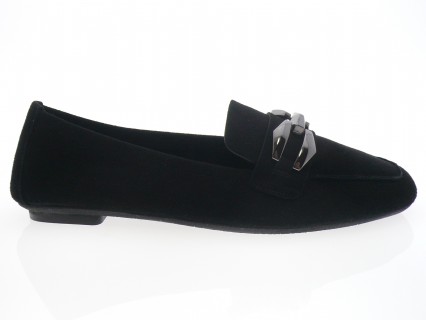 Reqins - Mocassin HILARIE - DAIM NOIR