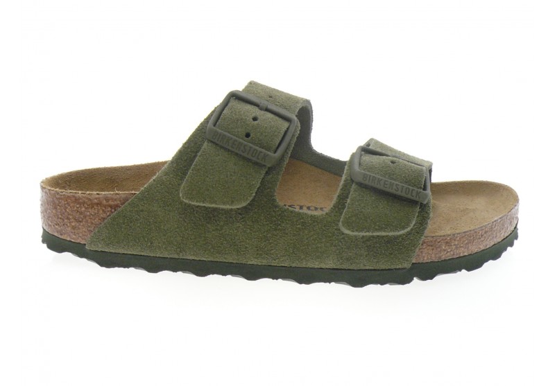 birkenstock - nu-pied ARIZONA H SFB - DAIM VERT