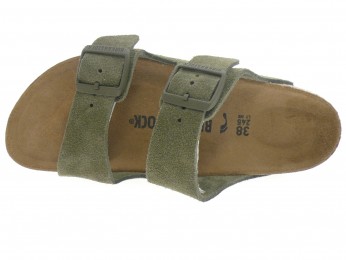 birkenstock - nu-pied ARIZONA H SFB - DAIM VERT
