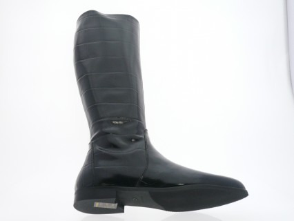 melluso - Bottes Femme 2172 - CROCO NOIR