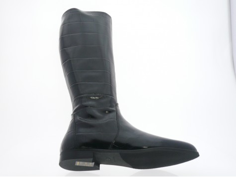 melluso - Bottes Femme 2172 - CROCO NOIR