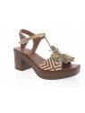 nemonic - Nu pied 2498 - MULTI MARRON