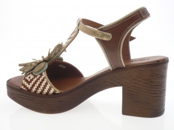 nemonic - Nu pied 2498 - MULTI MARRON