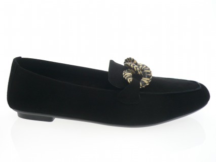 Reqins - Mocassin HAMAYA - DAIM NOIR