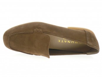 brunate - Mocassin 10915 - DAIM MARRON CLAIR