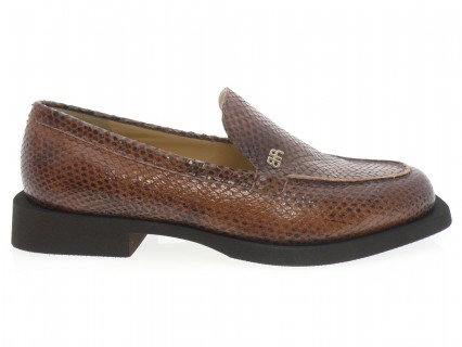 brunate - Mocassin 10859 - PYTHON MARRON CLAIR