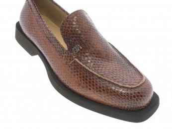 brunate - Mocassin 10859 - PYTHON MARRON CLAIR