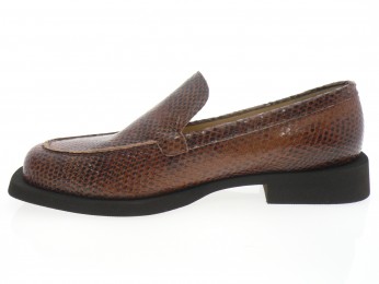 brunate - Mocassin 10859 - PYTHON MARRON CLAIR