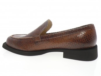 brunate - Mocassin 10859 - PYTHON MARRON CLAIR