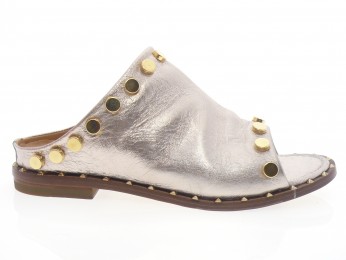la bottega di lisa - Mule 4127 B. - LAMÉ NUDE