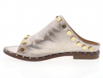 la bottega di lisa - Mule 4127 B. - LAMÉ NUDE